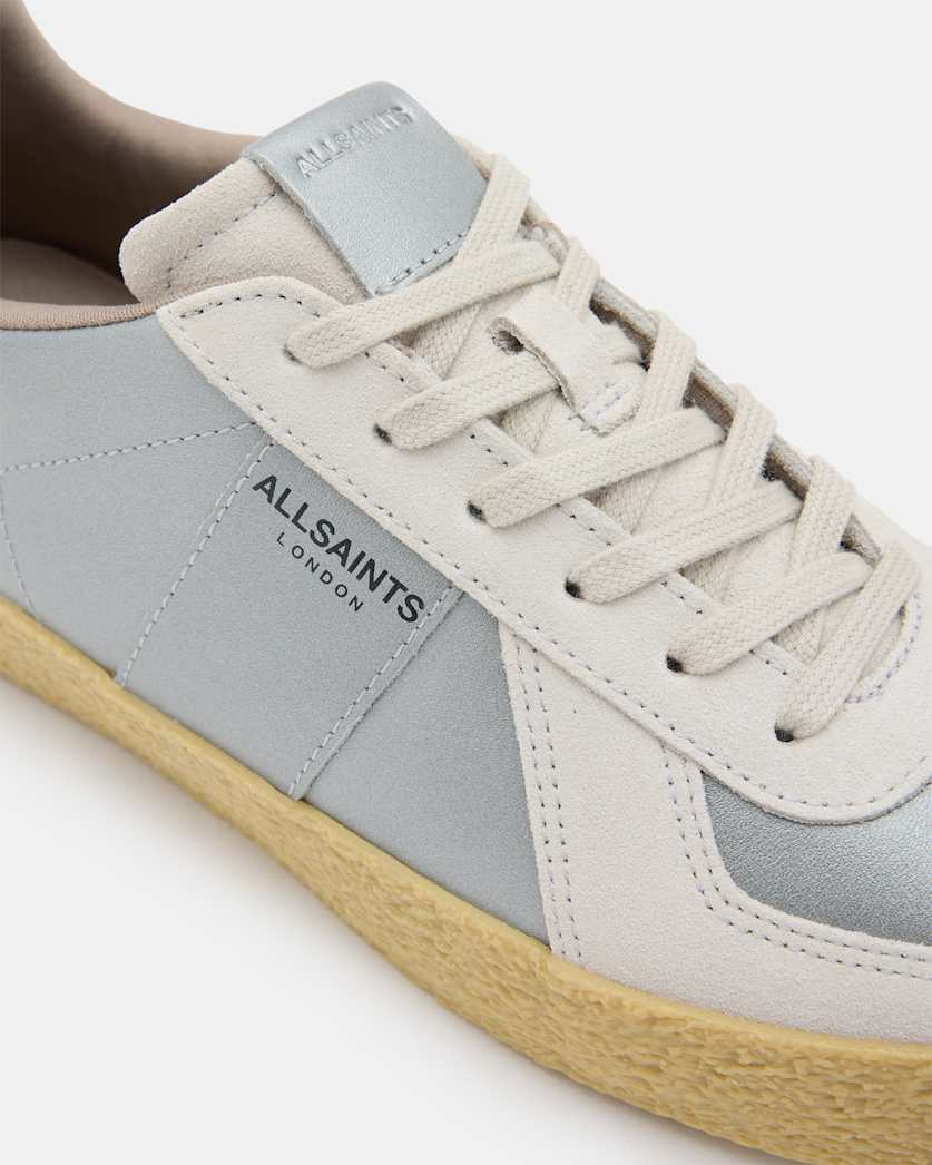 Jaimee Metallic Leather Trainers