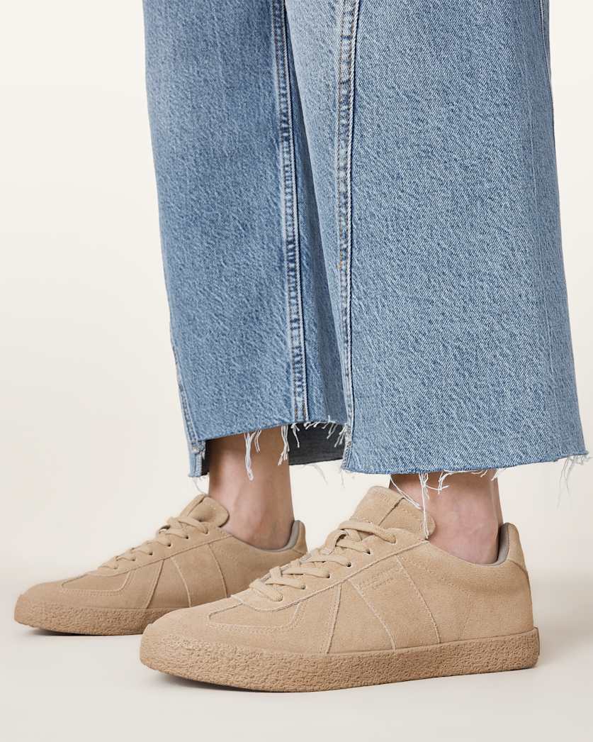 Jaimee Low Top Leather Trainers