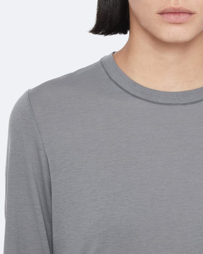 Kira Wool-Blend Long-Sleeve T-Shirt