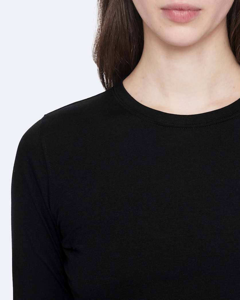 Kira Wool-Blend Long-Sleeve T-Shirt