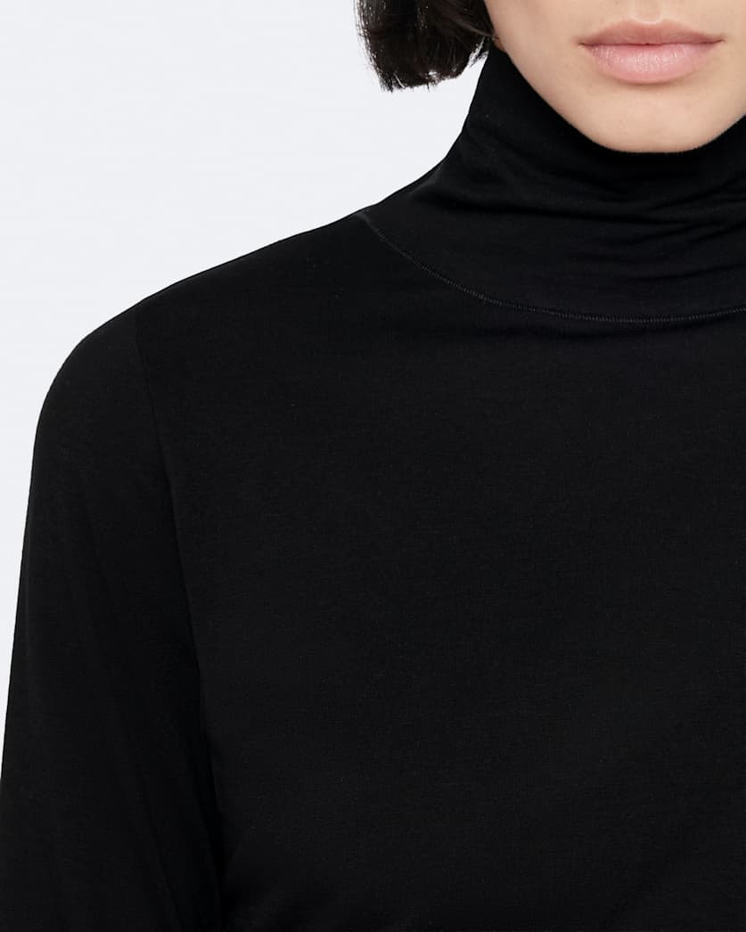 Kira Long-Sleeve Roll-Neck T-Shirt