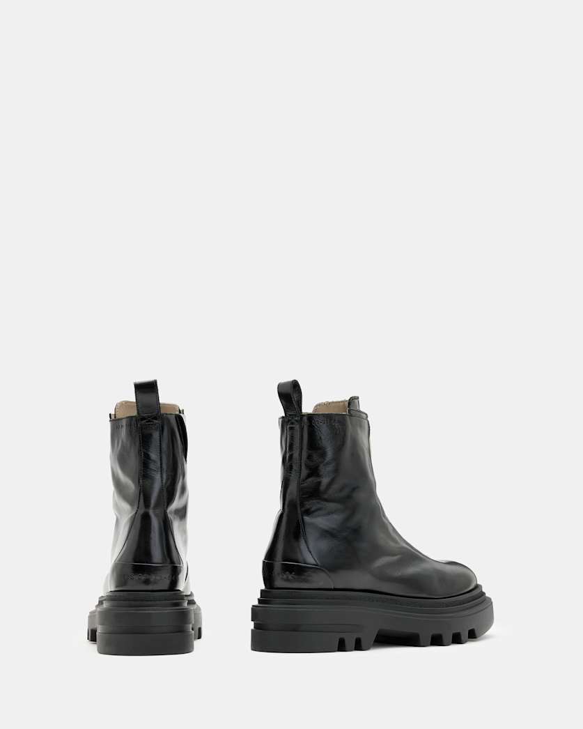 Othello Zip Leather Boots