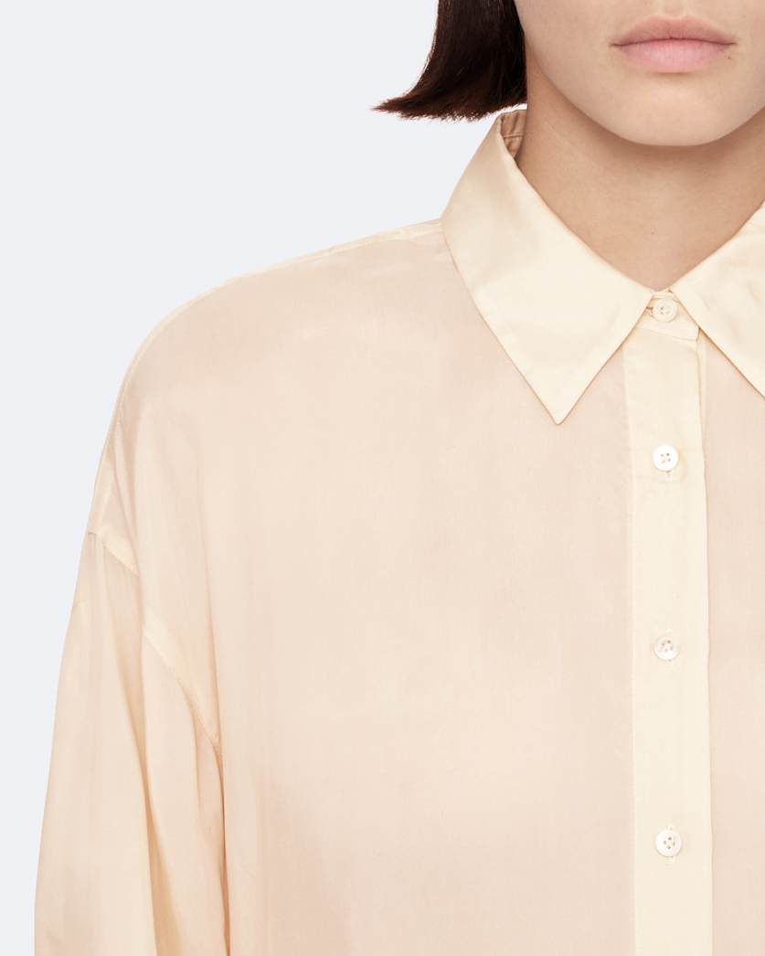 Yurra cupro tied shirt dress