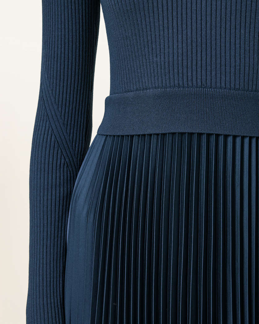 Fay Long Sleeve Asymmetric Dress