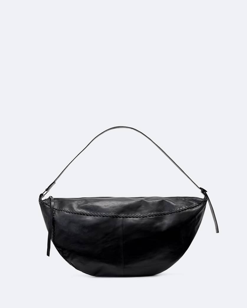 Esme Whipstitch Leather Shoulder Bag