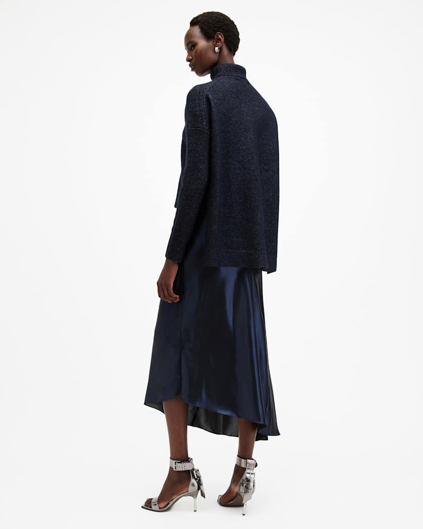 Amos 2-In-1 Satin Maxi Dress