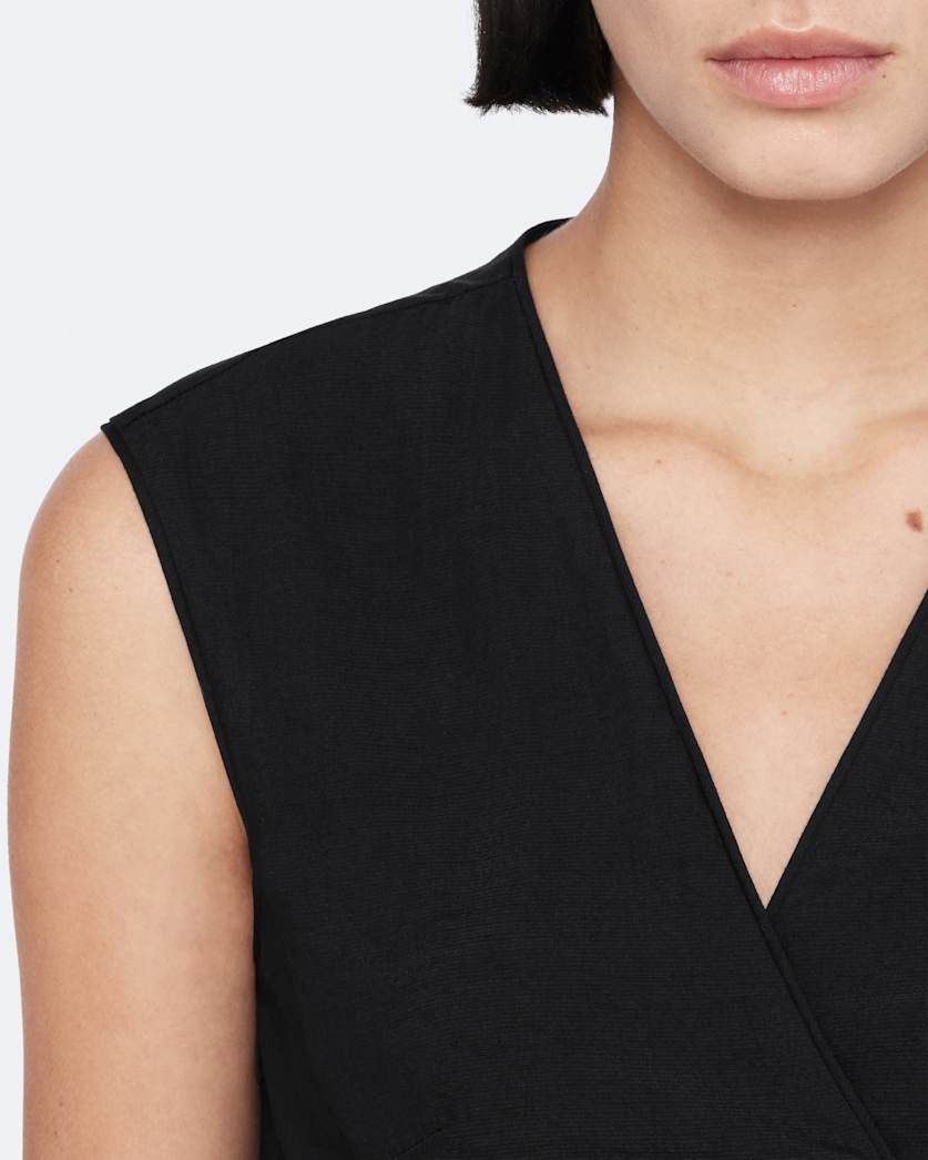 Midi wrap dress