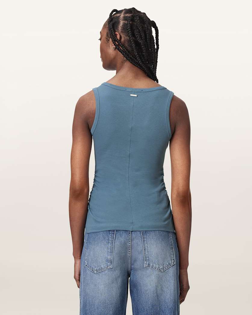 Katarina Boat Neck Slim Fit Tank Top