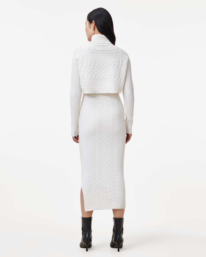 Muriel 2-In-1 Knitted Slim Midi Dress