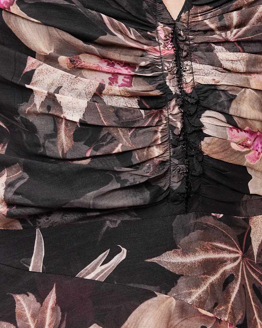 Cali Floral Print Maxi Dress