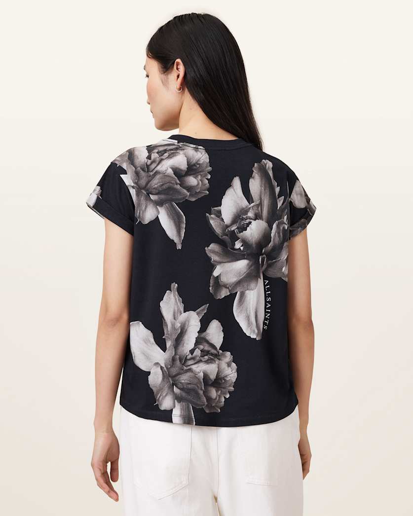 Anna Floral Print Short Sleeve T-Shirt