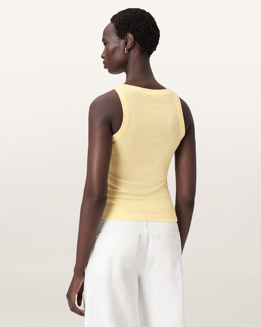 Rina Crew Neck Sleeveless Tank Top