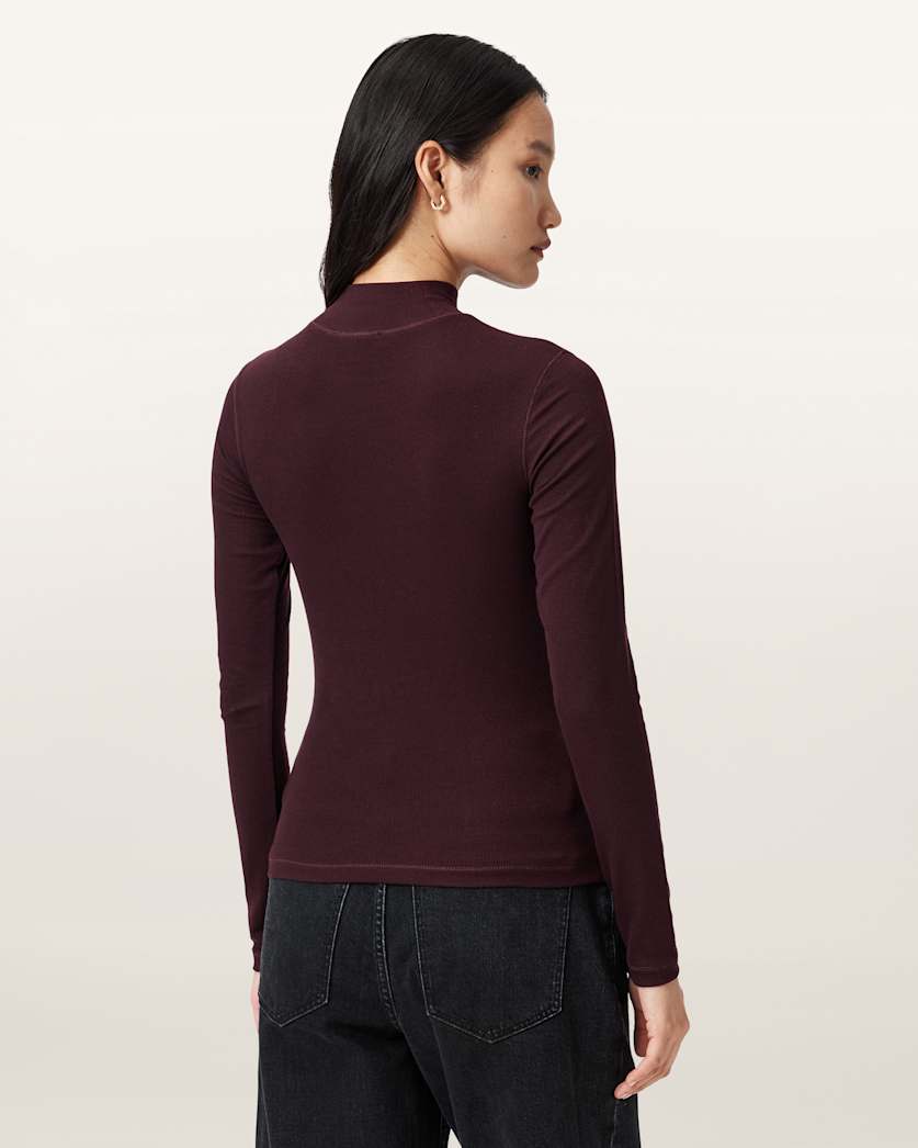 Rina Long Sleeve Scoop Neck T-Shirt