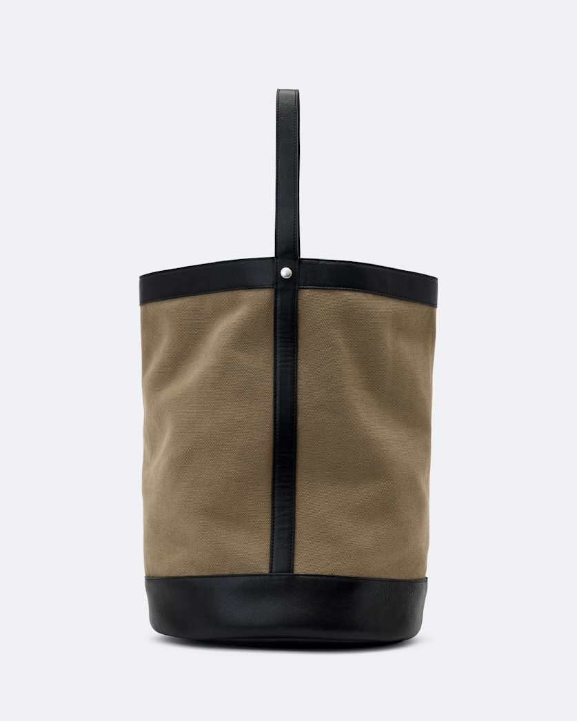 Canvas Sling Bucket Bag