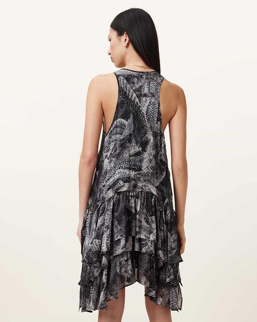 Cavarly Ruffled Mini Dress