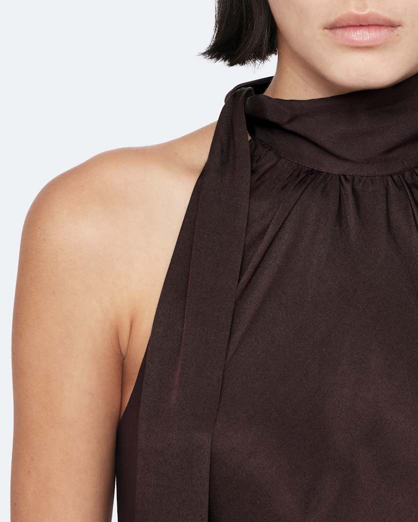 Beril Silk-Blend Dress