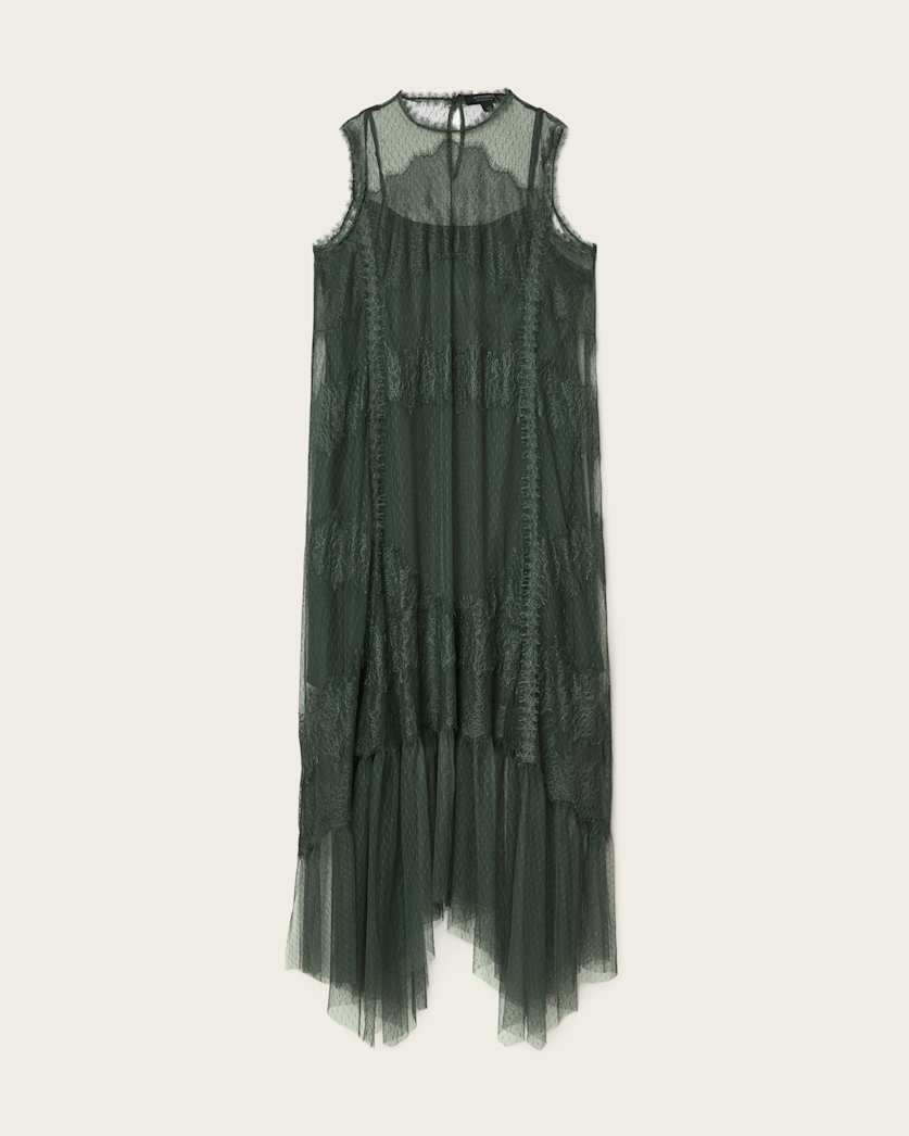 Clara Mesh Midi Dress