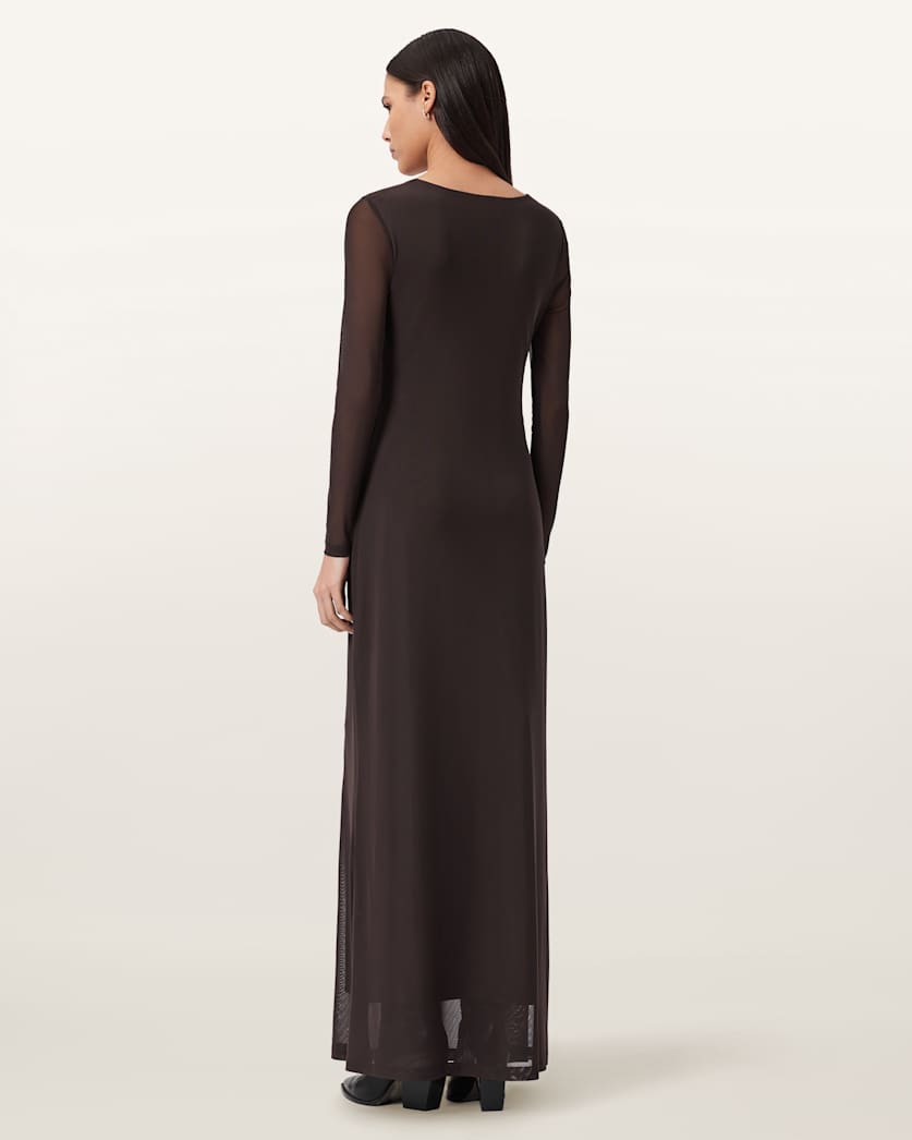 Gabby Mesh Maxi Dress