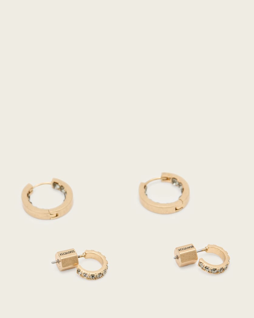 Kirsty Huggie Hoop Earring Set