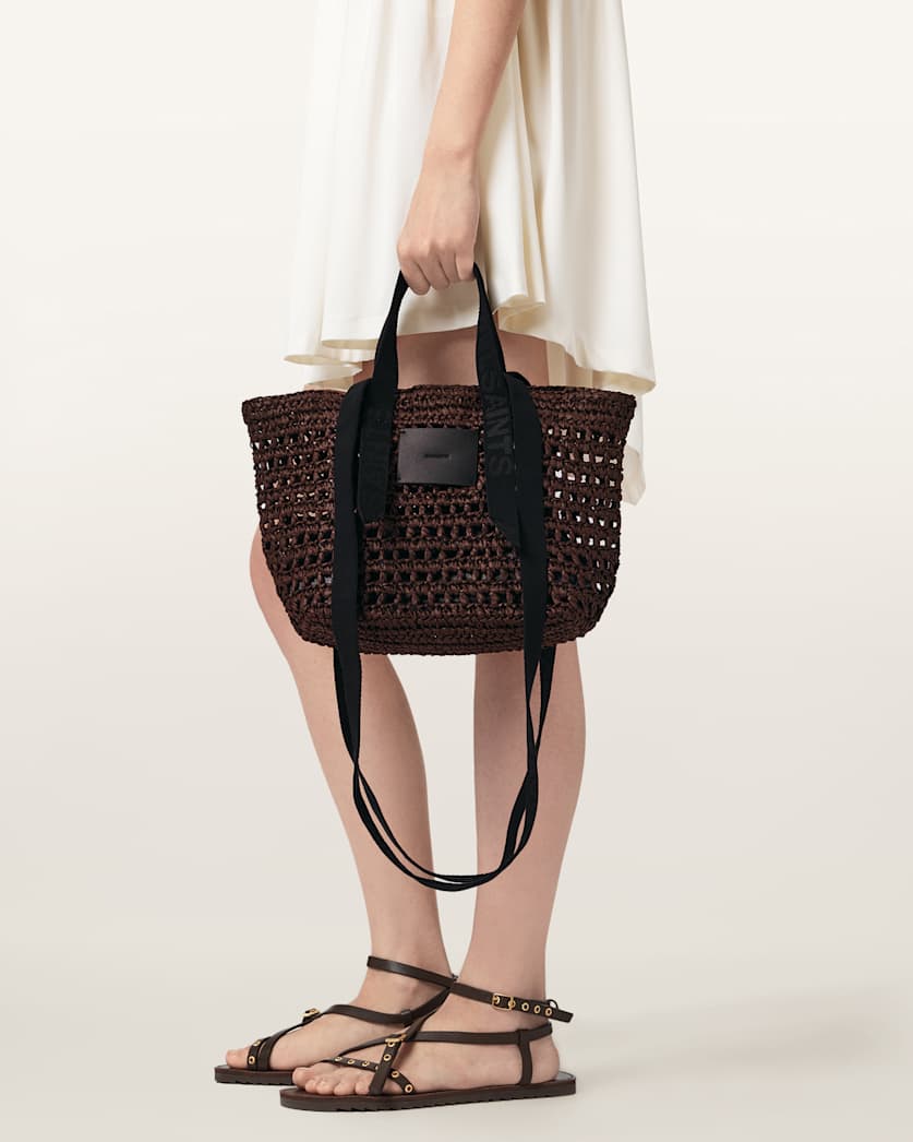 Celayne Crochet Woven Mesh Bag
