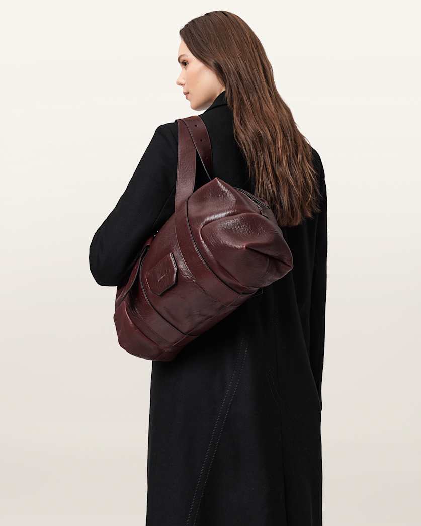 Ares Grain Leather Shoulder Bag