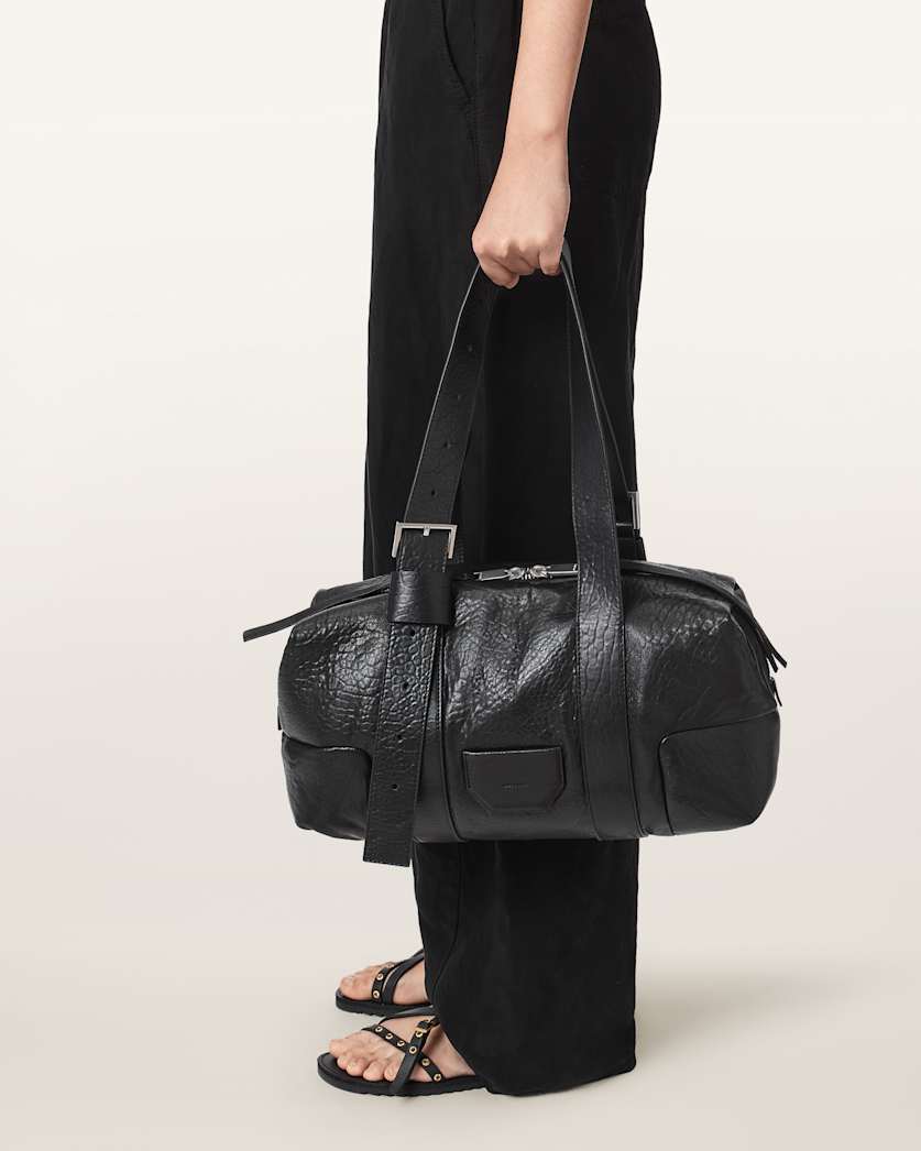Ares Grain Leather Shoulder Bag