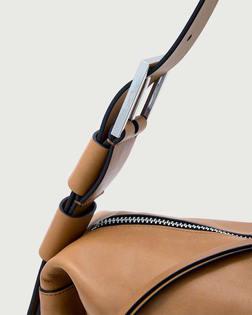 Noemie Leather Shoulder Bag