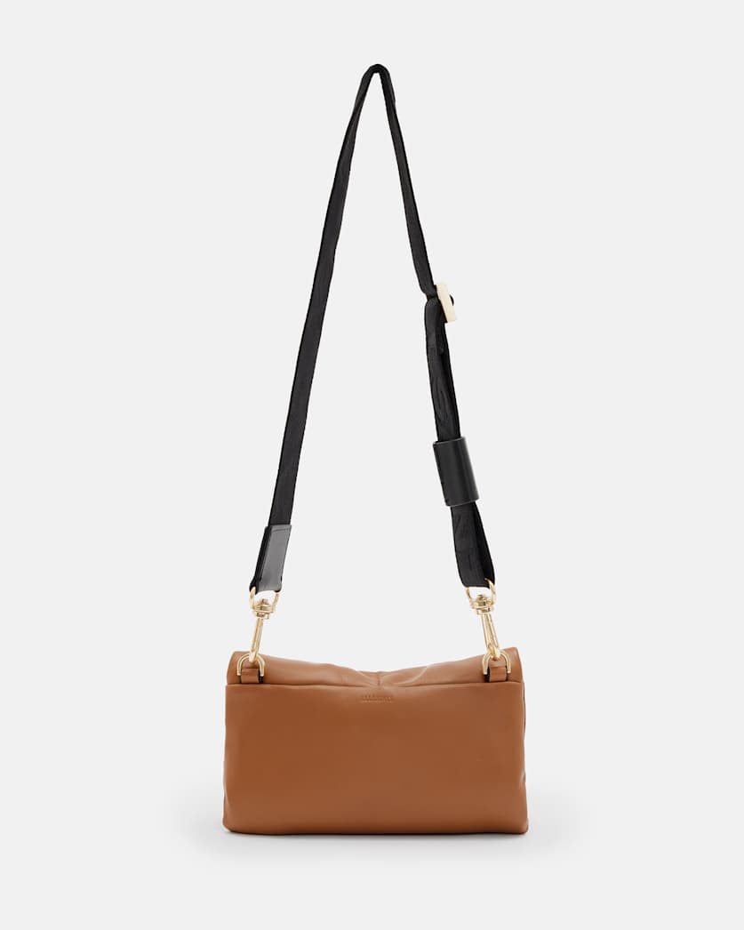 Ezra Quilted Leather Crossbody Bag
