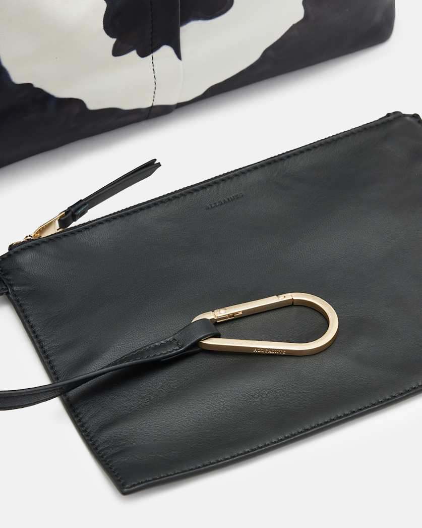 Hannah Tie Dye Leather Tote Bag