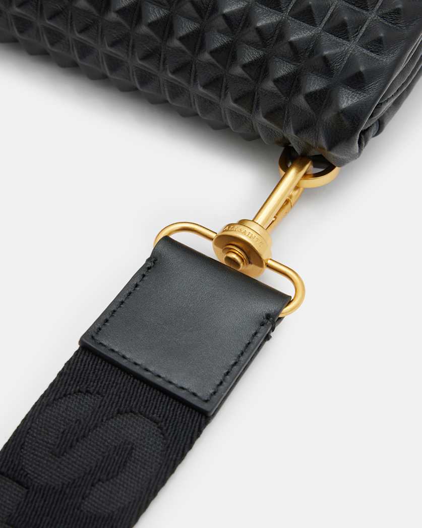 Ezra Studded Leather Crossbody Bag
