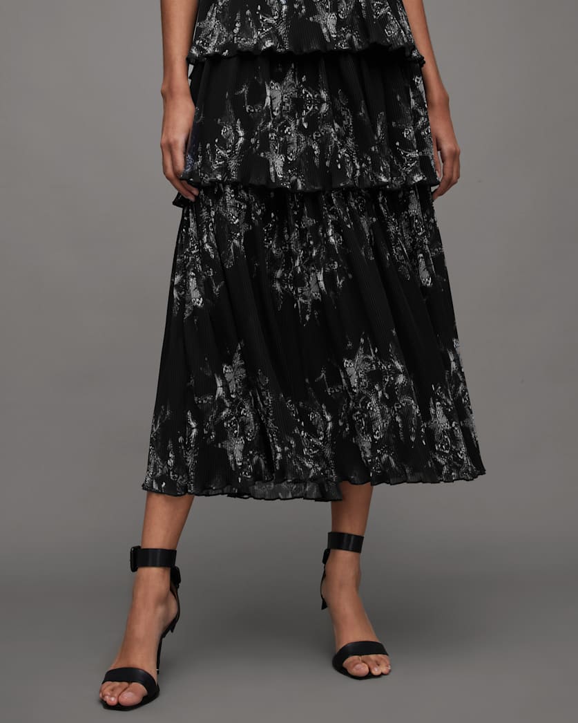 Madi Diana Butterfly Print Maxi Dress