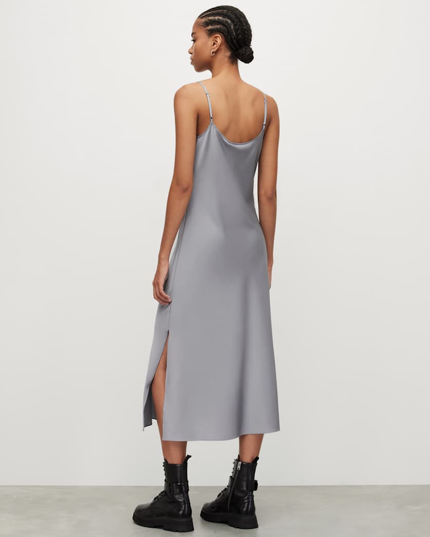 Hadley Cowl Neck Midi Slip Dress