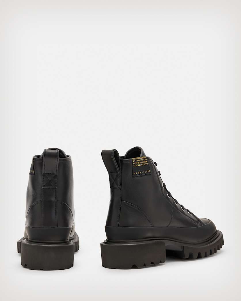 Myla Leather Combat Boots