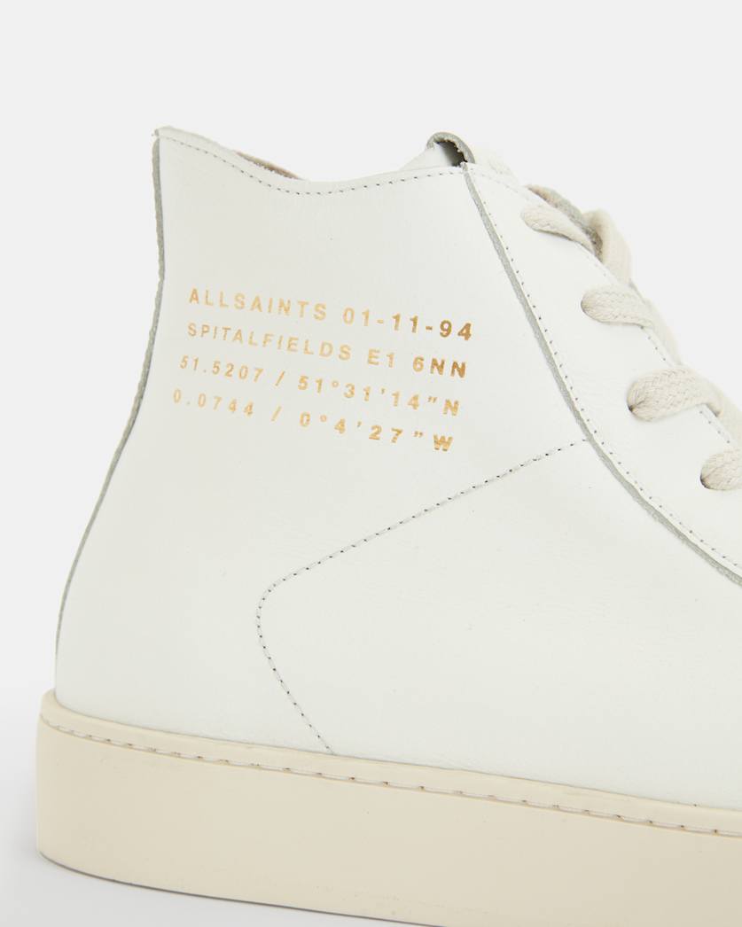 Tana Leather High Top Trainers
