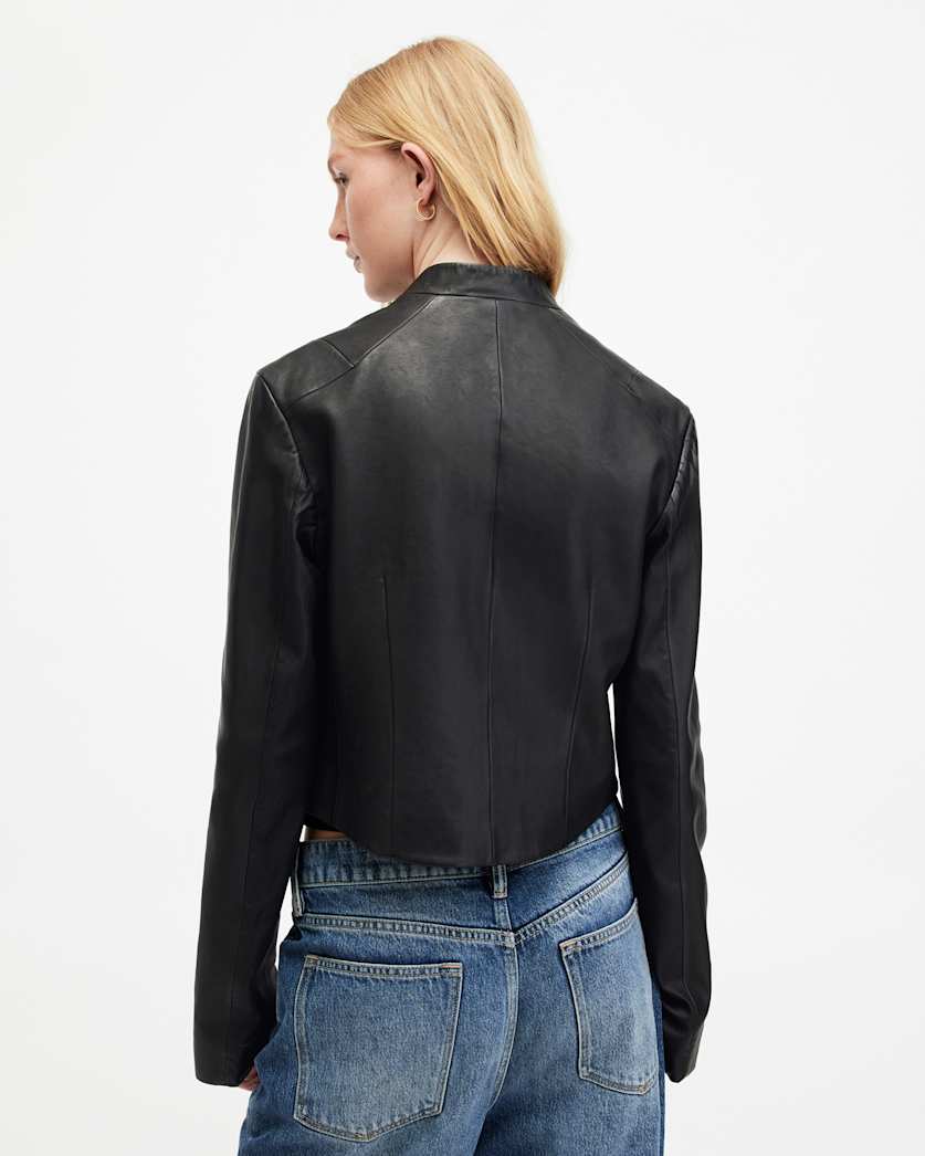 Sadler Slim Fit Leather Jacket