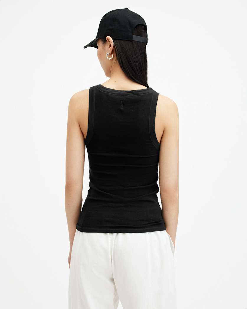 Rina Crew Neck Sleeveless Tank Top