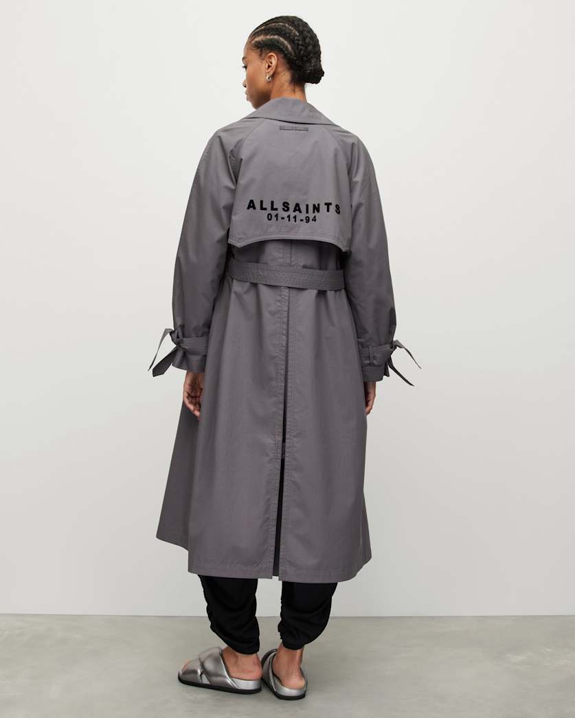 Elltee Double Breasted Trench Coat