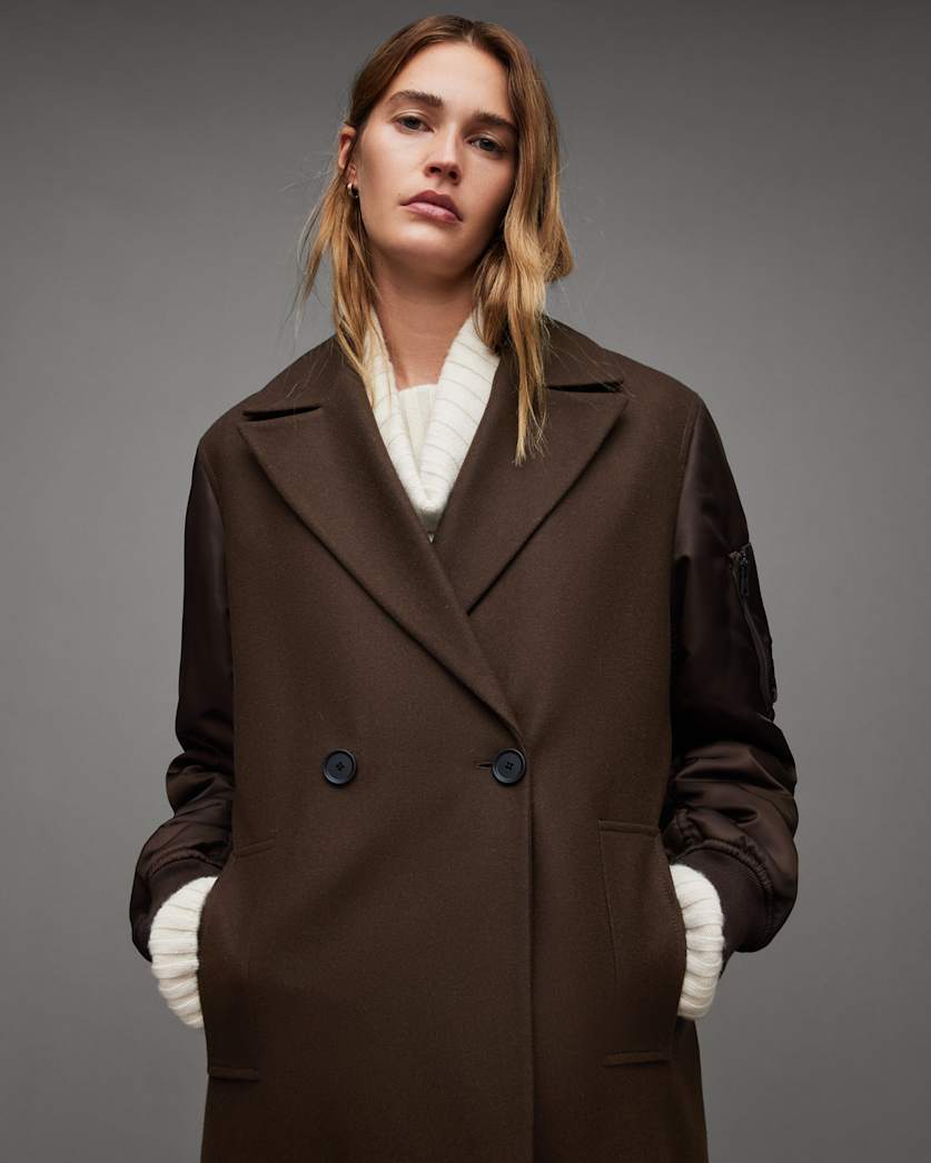 Paulah Wool Cashmere Blend Coat