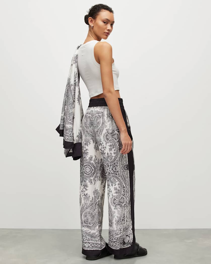 Tyler Rafaela Wide Leg Printed Trousers