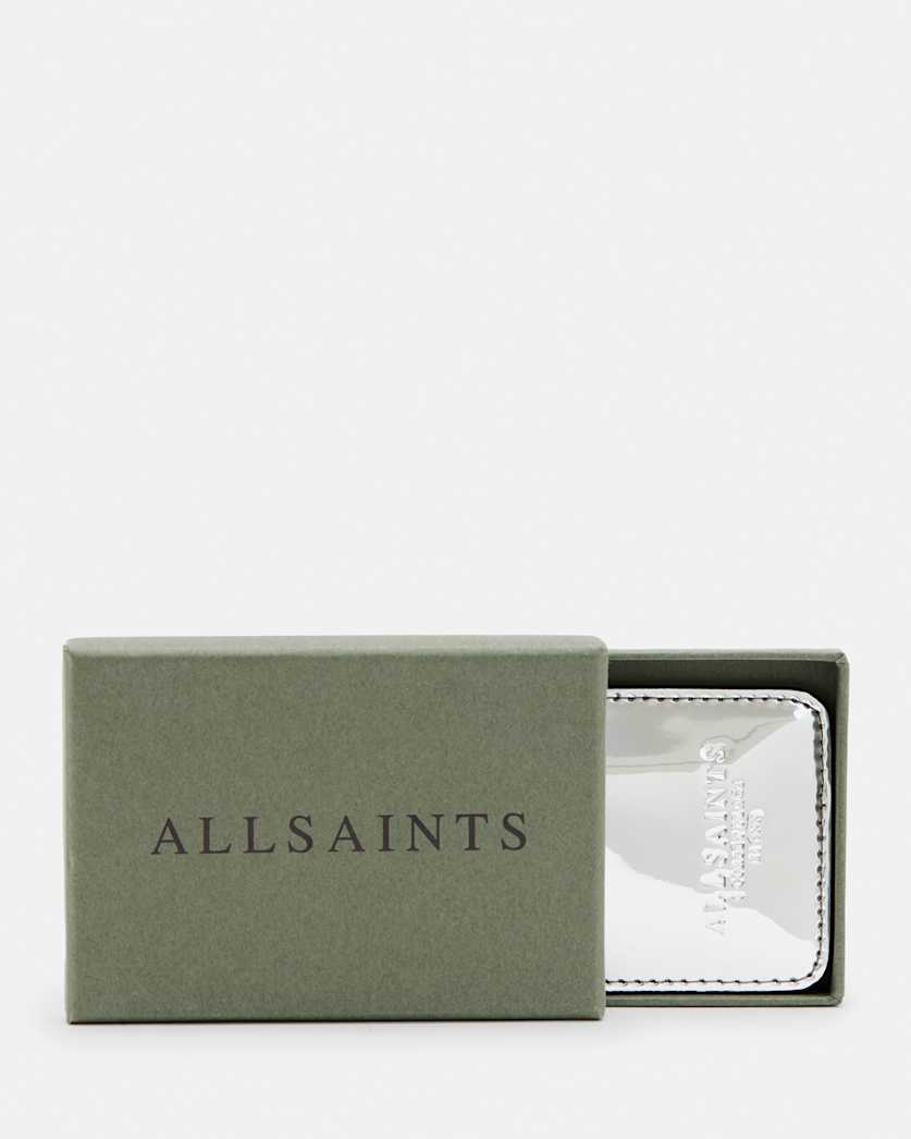 Callie Metallic Leather Cardholder