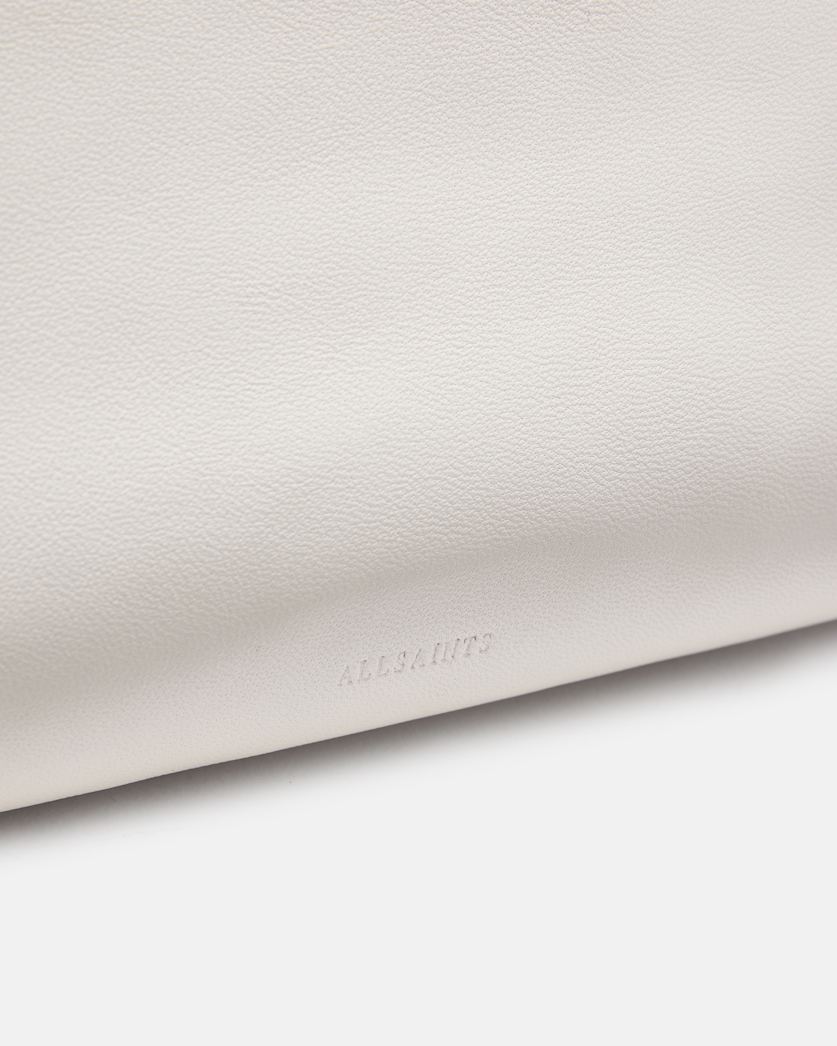 Bettina Leather Studded Clutch Bag