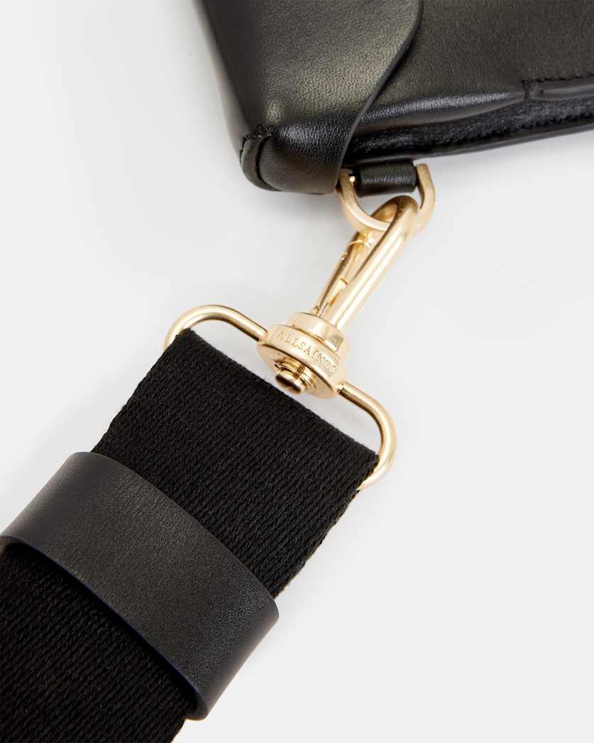 Zoe Adjustable Leather Crossbody Bag