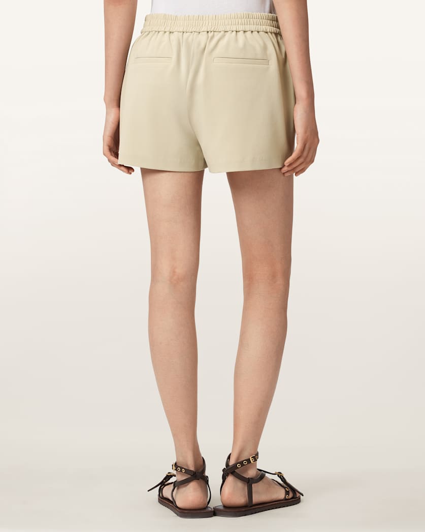 Aleida Drawcord Waist Tailored Shorts