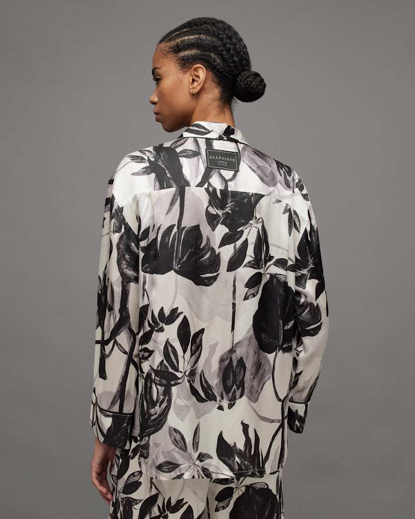 Sofi Silk Blend Jackie Pyjama Shirt