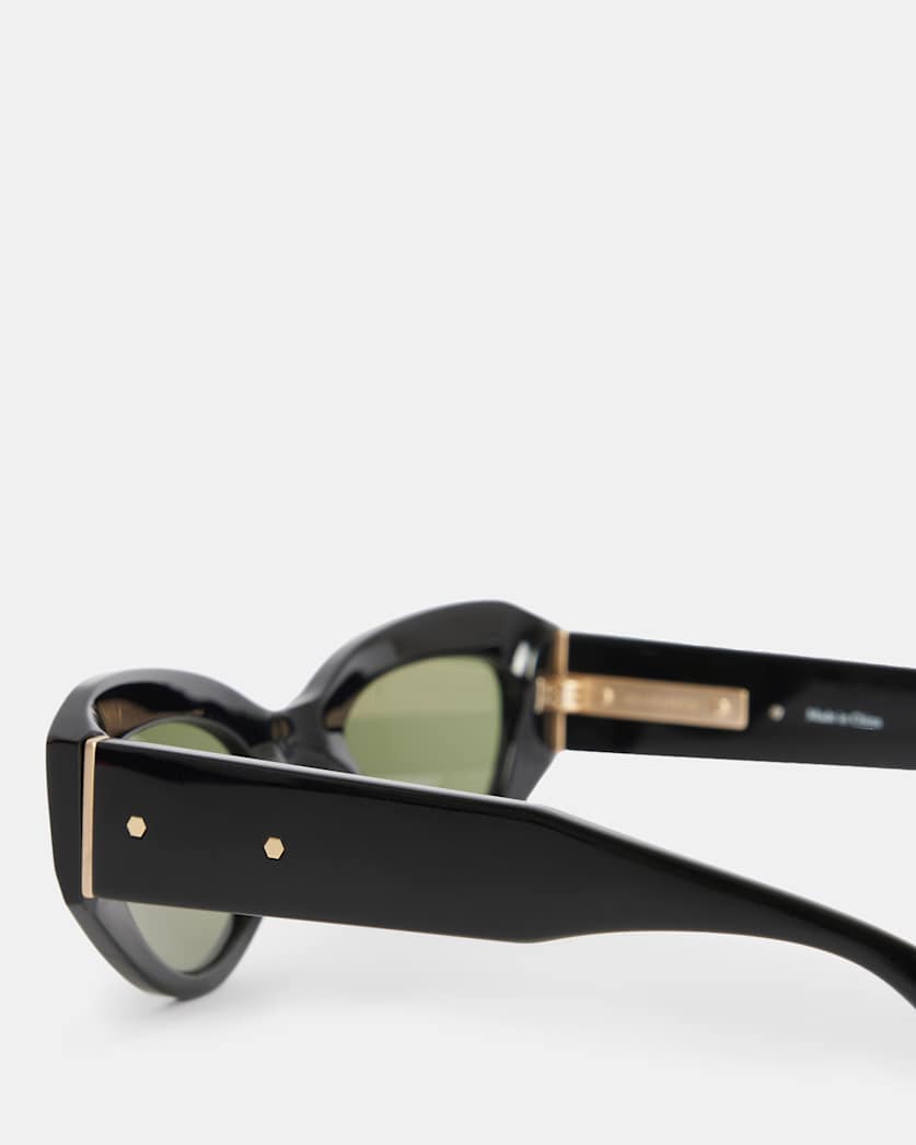 Calypso Bevelled Cat Eye Sunglasses