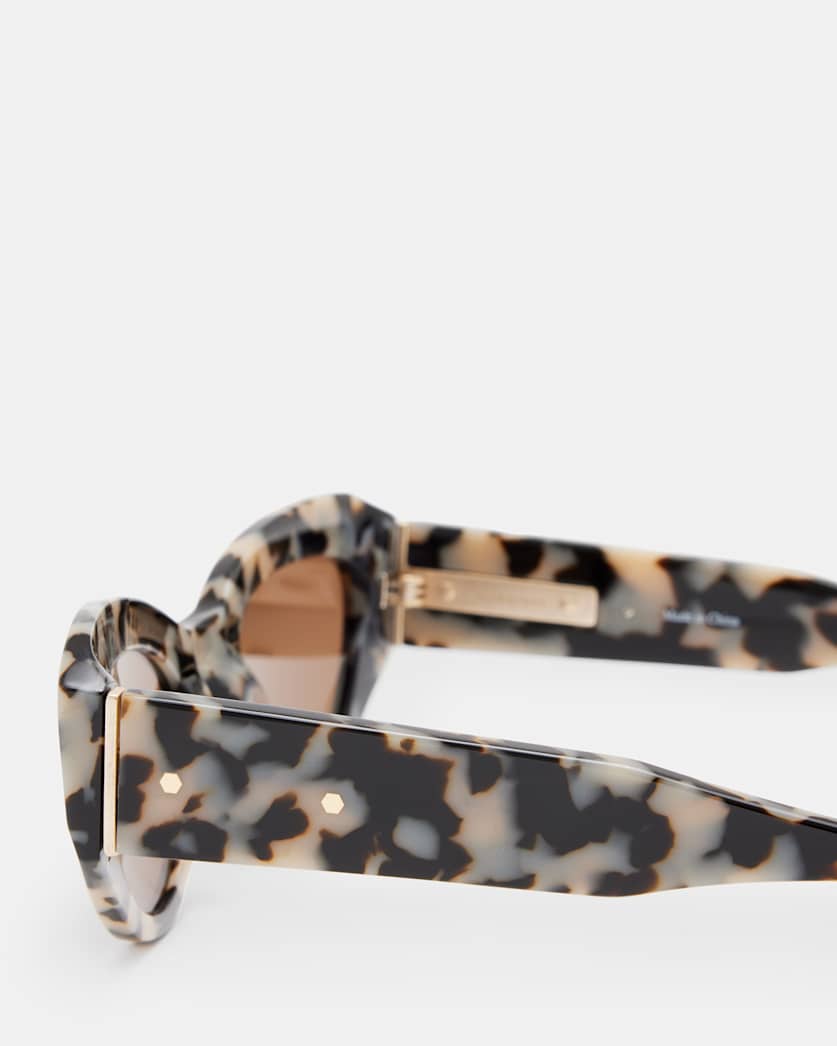 Calypso Bevelled Cat Eye Sunglasses