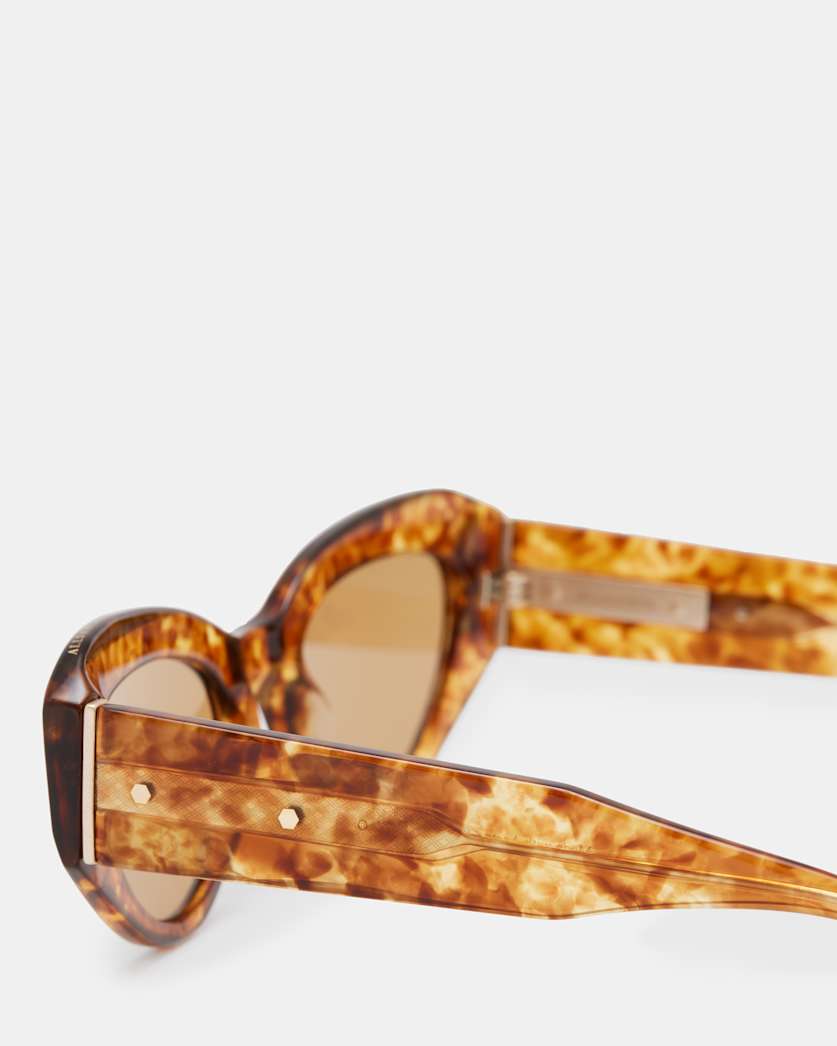 Calypso Bevelled Cat Eye Sunglasses