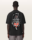 Scimitar Short Sleeve Oversized Graphic T-Shirt