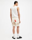 Roze Slim Floral Print Swim Shorts