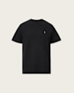 Ellis Waffle Texture Crew Neck Ramskull T-Shirt
